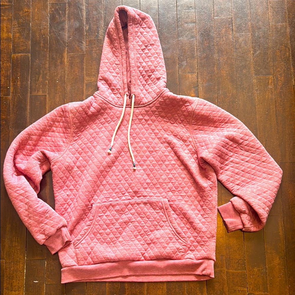 Marin Layer Pink Quilted Hoodie